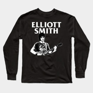 Elliott Smith - Engraving Style Long Sleeve T-Shirt